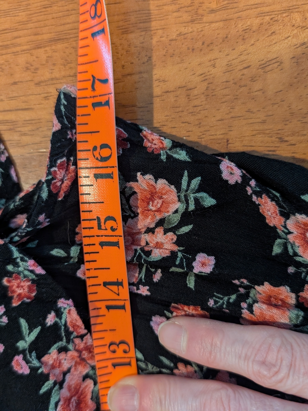 Black Floral Off-Shoulder Mini Dress - Pink Rose Print Medium - Picture 8 of 10